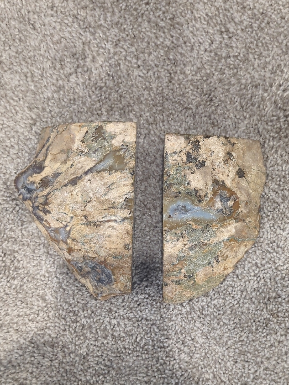 Natural Geode Book Ends - Picture 2 of 7